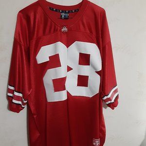 Men's Ohio St. Buckeye Football Jersey in Size XL by Silver Knight